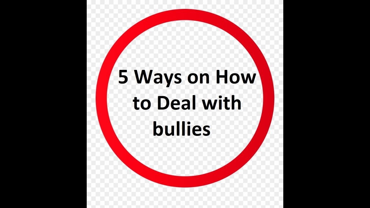 5 Ways on How to Deal with bullies