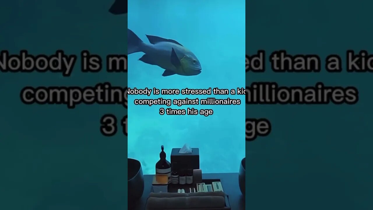 Nobody is more stressed than a kid competing against Millionaires3 times his age