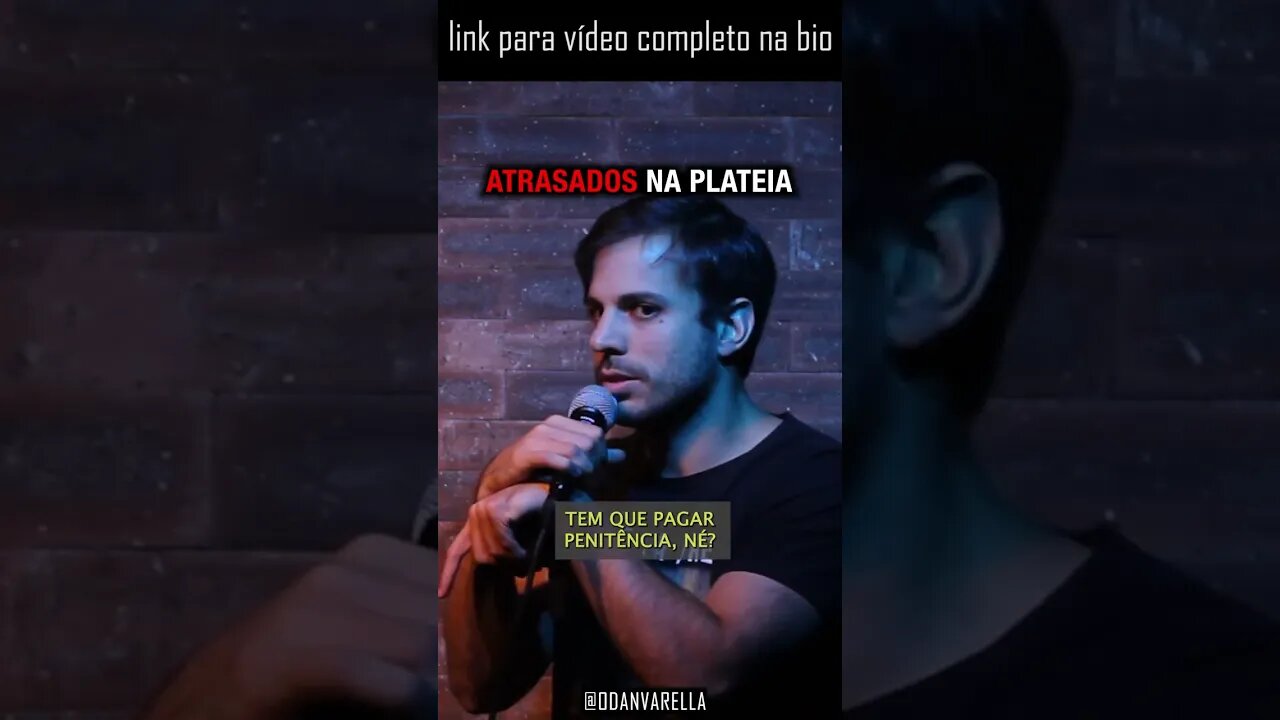 ATRASADOS NA PLATEIA com Daniel Varella #shorts