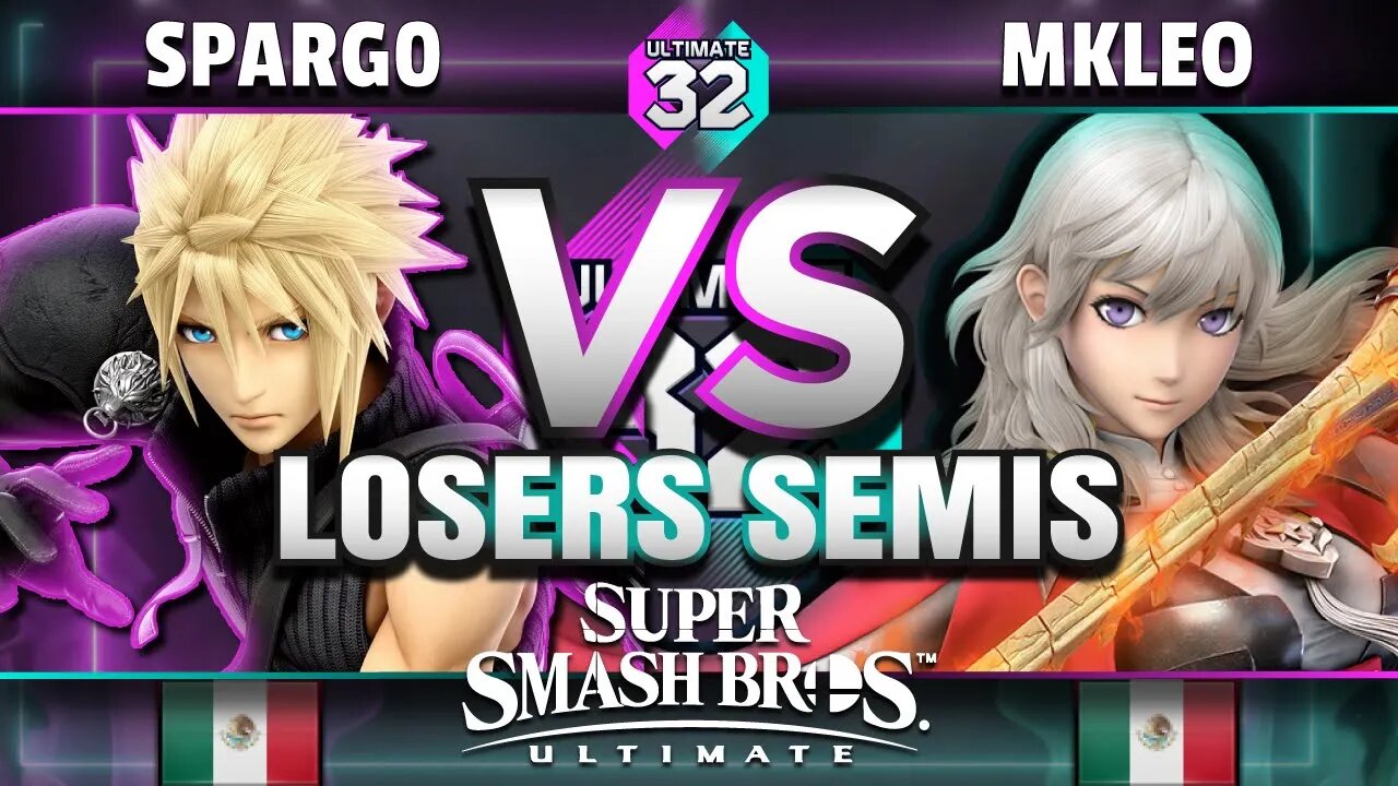 ULTIMATE 32 - Sparg0 (Cloud) vs. T1 | MKLeo (Byleth) - Smash Ultimate Losers Semis