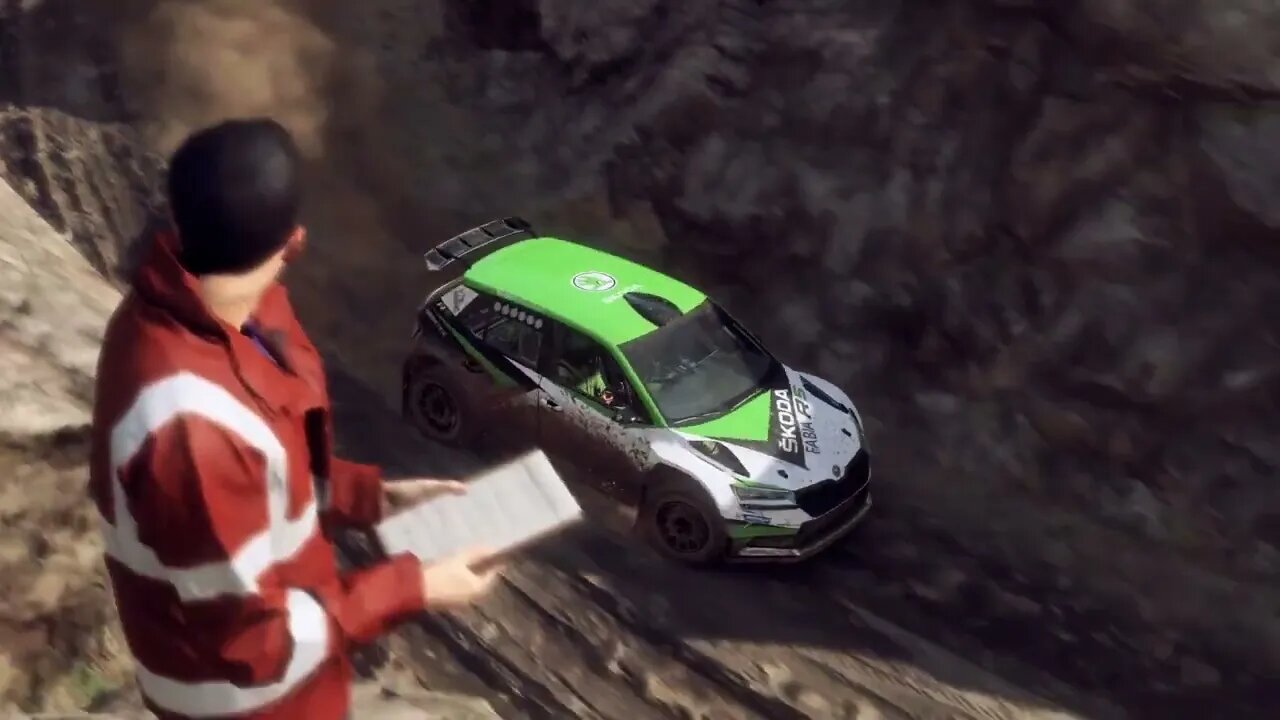 DiRT Rally 2 - Replay - Skoda Fabia R5 at Valle de los puentes a la inversa