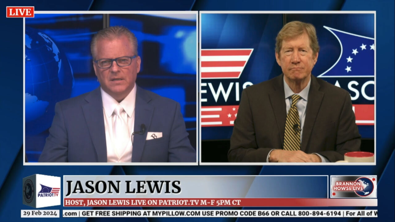 Jason Lewis Joins Brannon Howse on CIA's War on Russia and Why They Want a Regime Change in Russia?