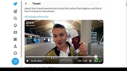 😅 😂 🤣一種新的宣傳趨勢已經開始，維吾爾人正在通過視頻記錄他們的國際旅行😅 😂 🤣