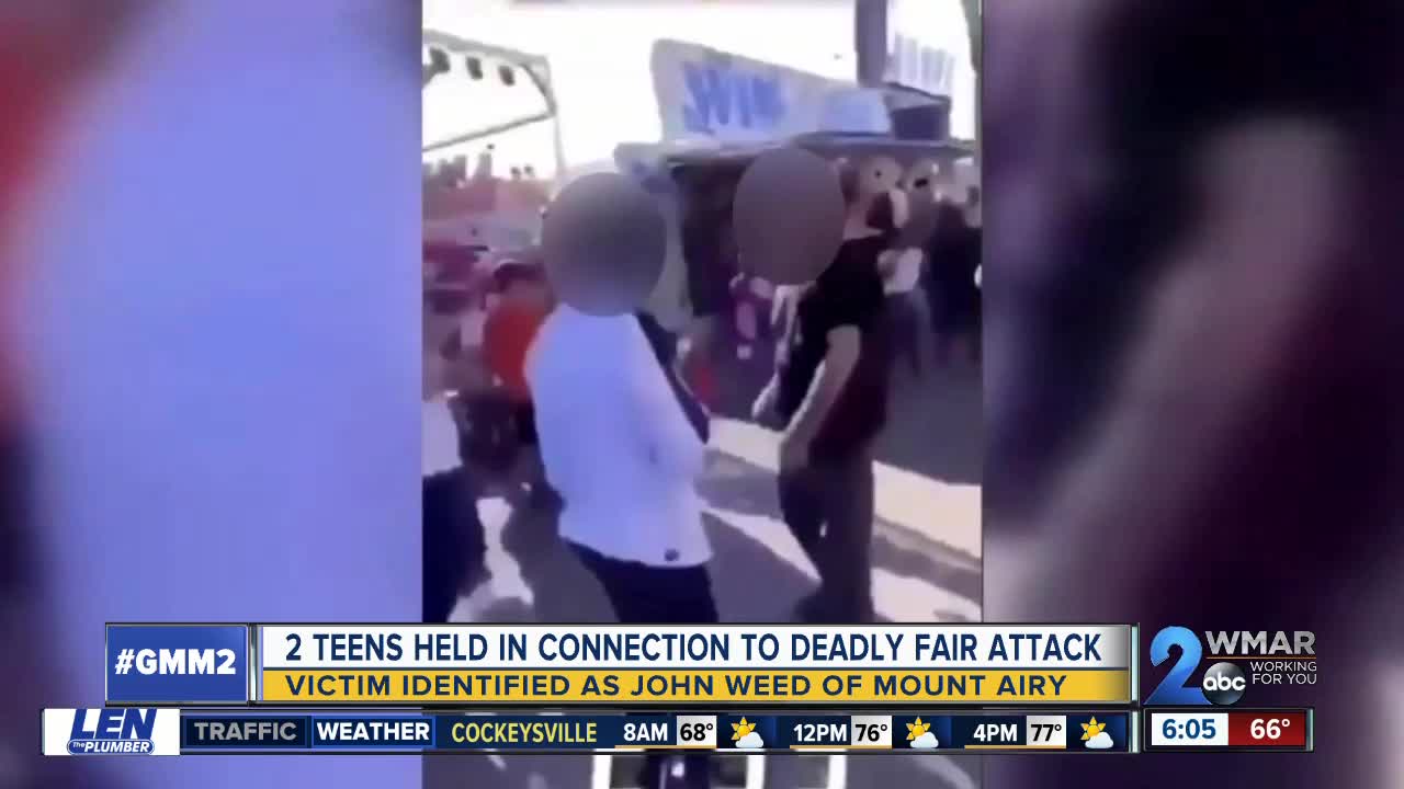 2 teens held in connection to deadly fair attack