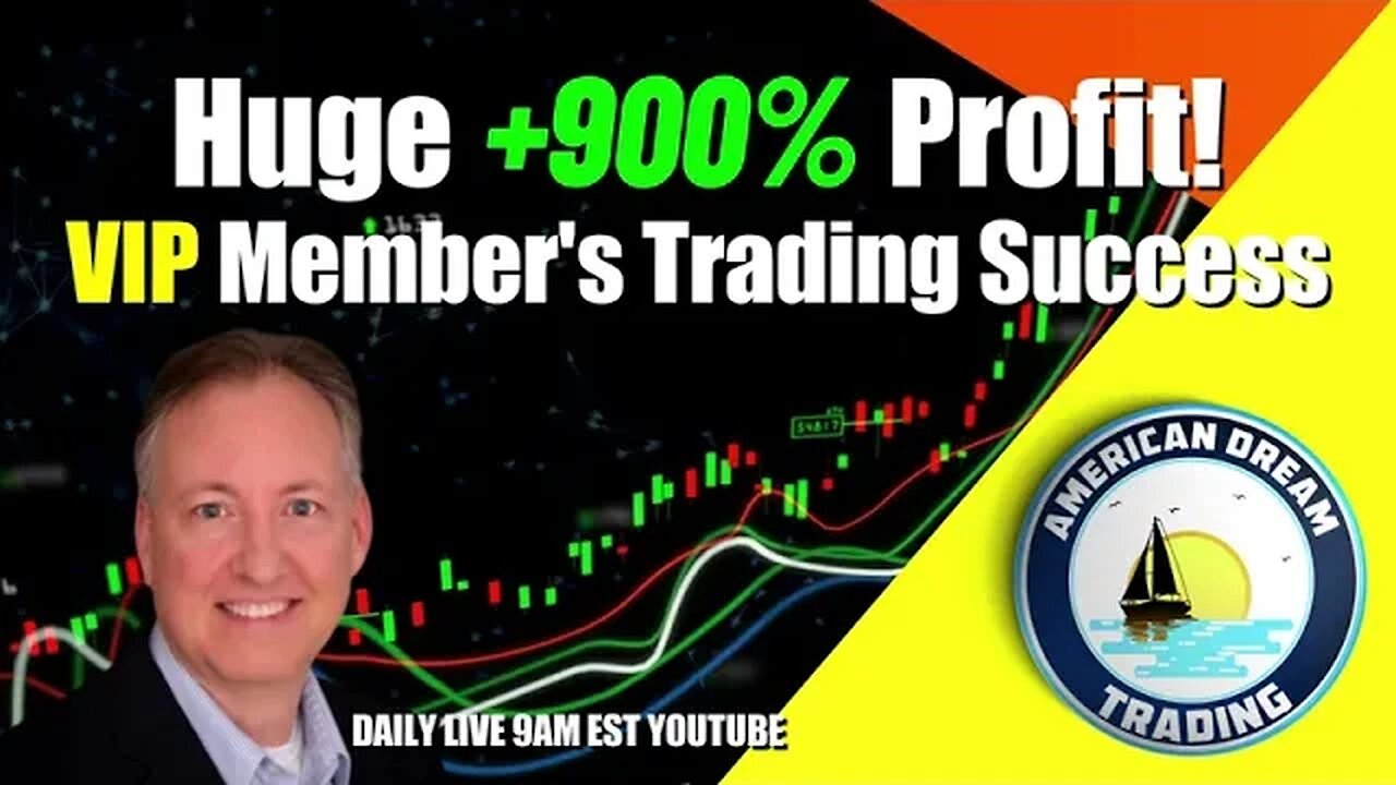 Huge +900% Profit - VIP Member's Finding Stock Market Trading Success