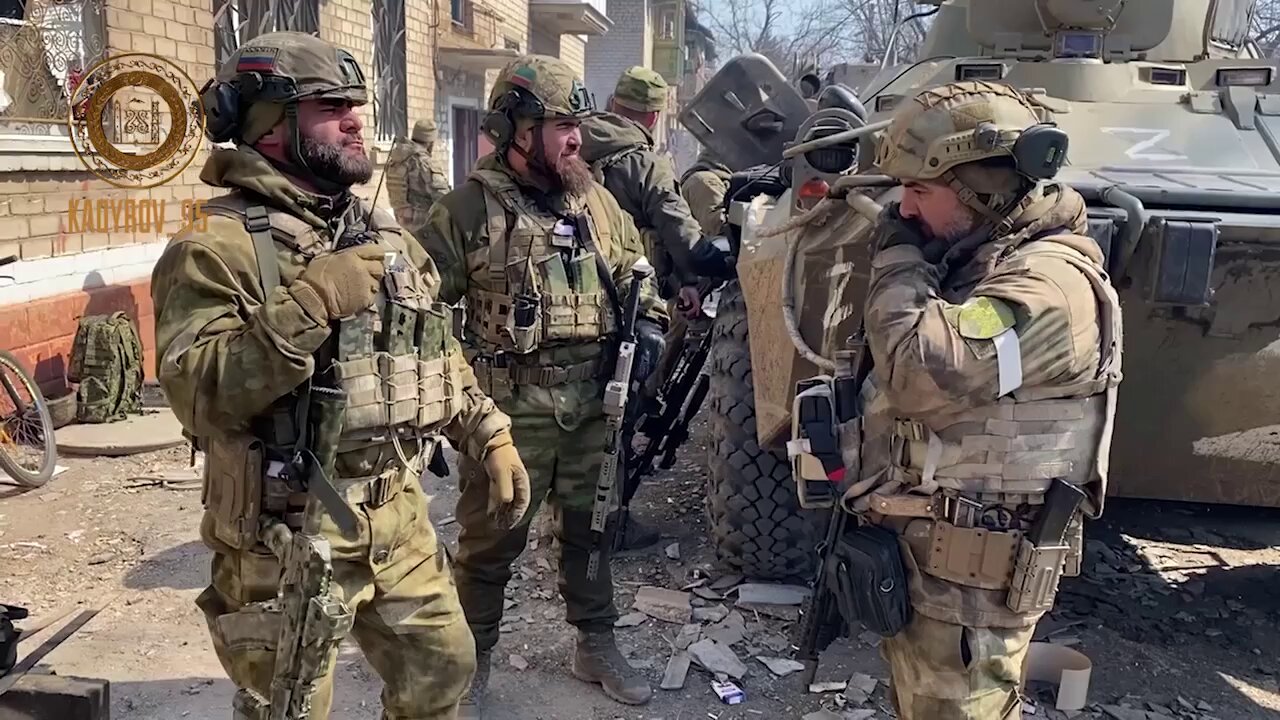 Chechens mopping up in Mariupol