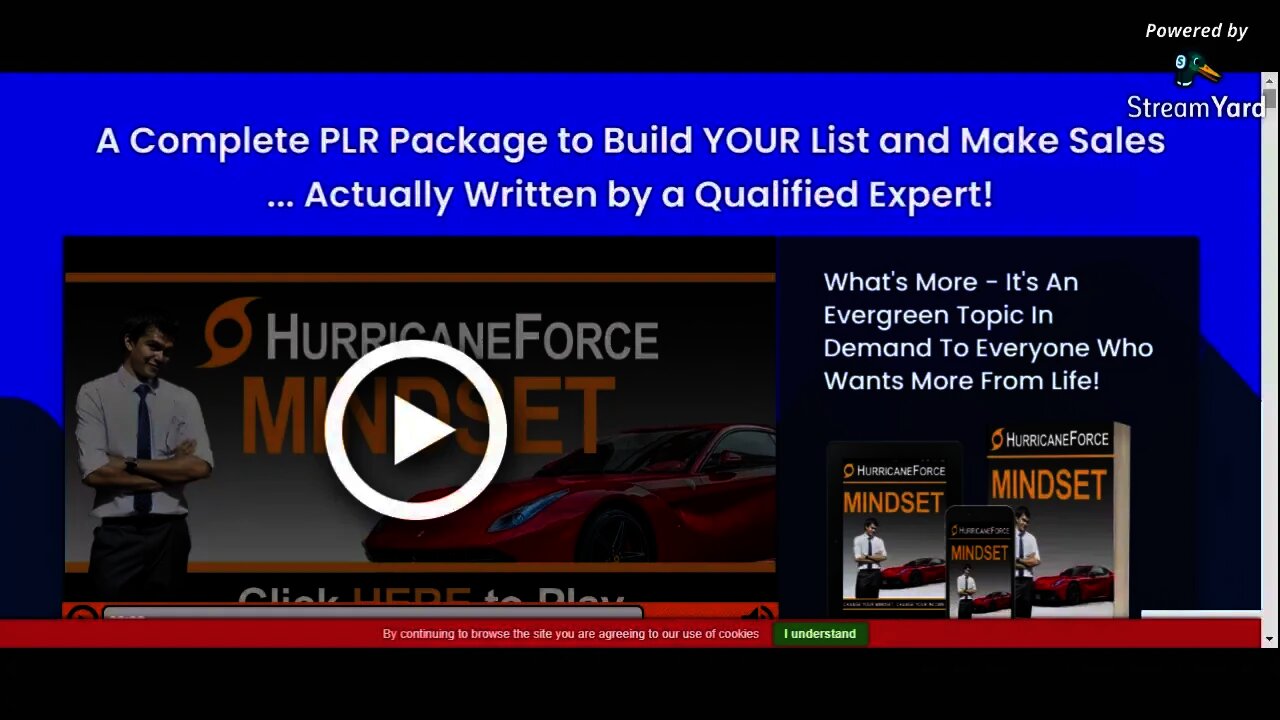 Hurricane Force Mindset PLR Review, Bonus - A Look Inside