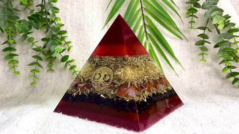 Ascension Orgonites Pyramid - Astrology Series - ARIES