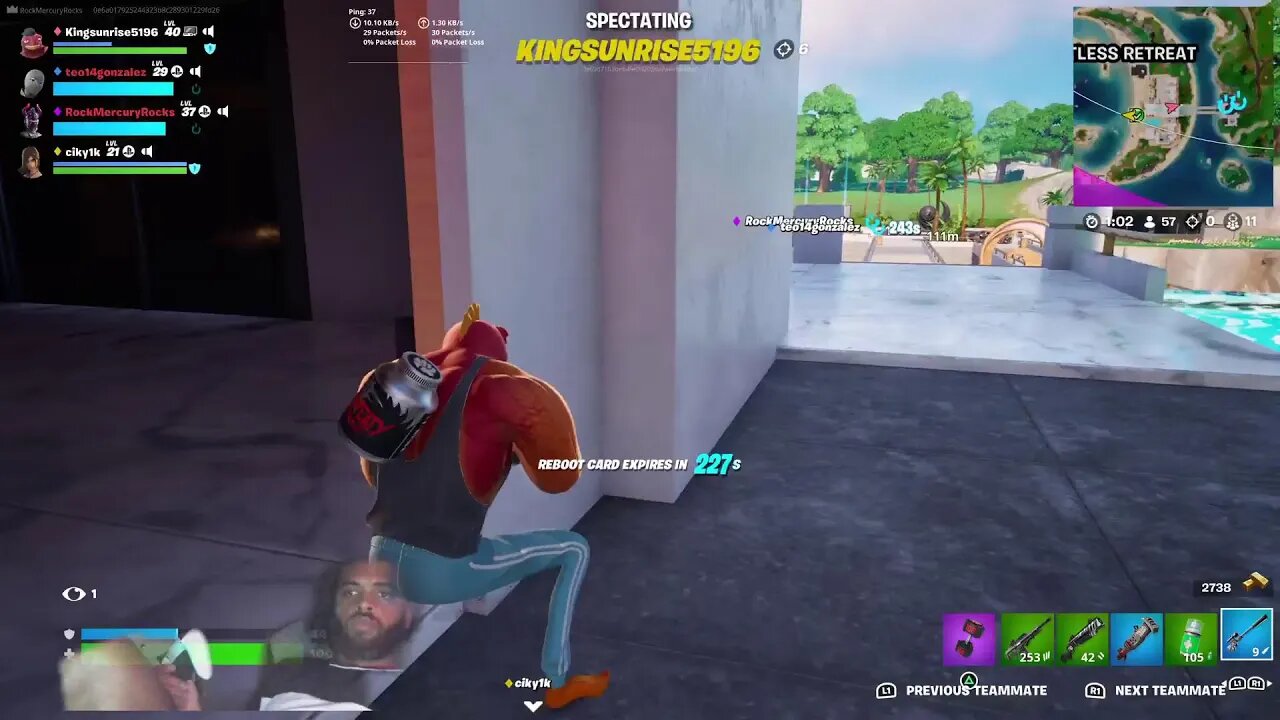 Fortnite with Rock Mercury
