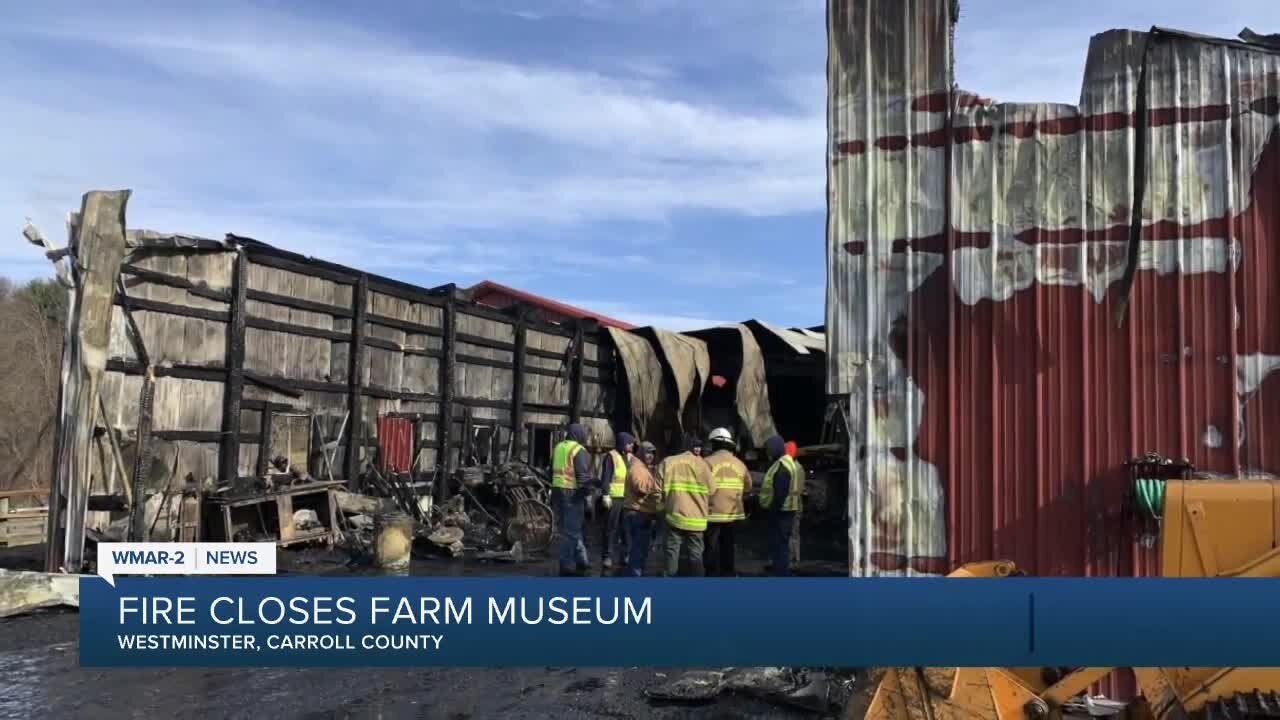 Fire closes Carroll County Farm Museum