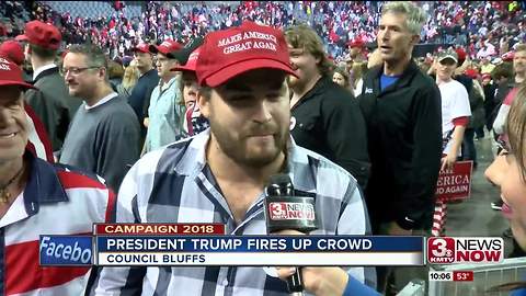 Trump supporters loved what they heard Tuesday night in Council Bluffs