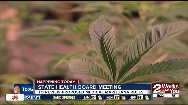 Oklahoma State Board of Health to review proposed rules on medical marijuana