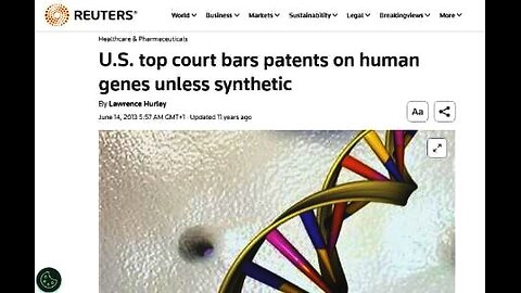 Patent Eligible ? have you been marked in your DNA already ? C40 ( 'freedom cities ') Gulags in the medical Bio-convergence 2020 - 2025 fwd