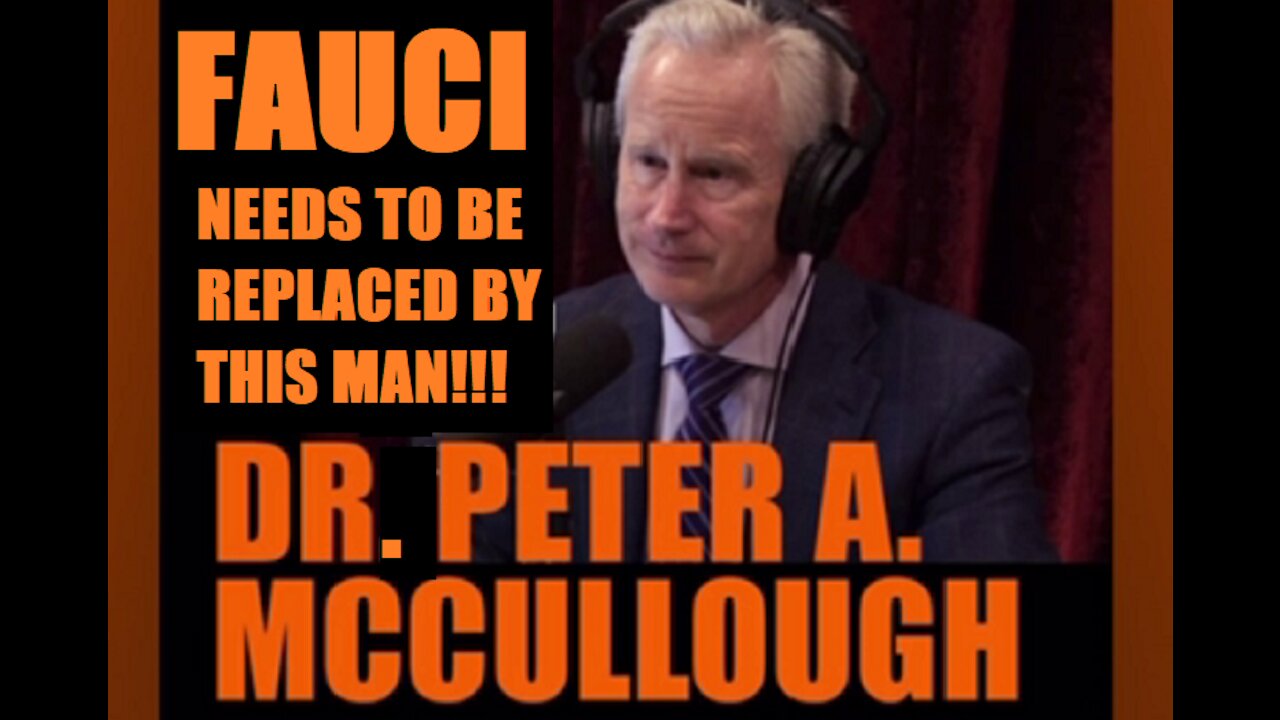 MORE ROGAN TRUTH...Dr. Peter McCullough: 'ITS NOT INCOMPETENCE. ITS MALFEASANCE'