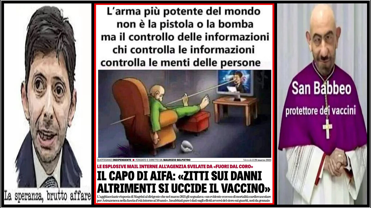EMA: I💉NON FERMANO CONTAGIO & TRASMISSIONE💀ASSICURANO TURBO TUMORI & PERICARDITI⚰️