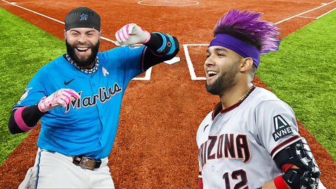 Miami Marlins defeat the Arizona Diamondbacks 3-0 in game 1 at Chase Field in Phoenix Arizona.