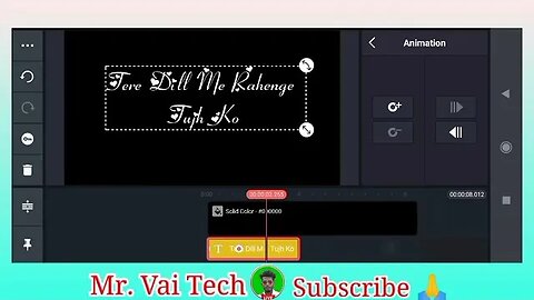 How To Make Colourful Tex Lyrics Video In Kinemaster || New Trending Lyrics Status Video Editing