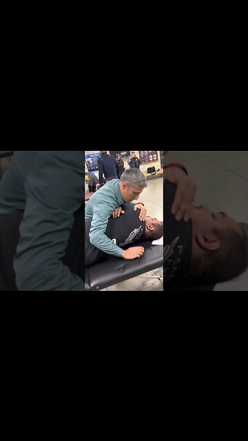 NYPD CHIROPRACTIC ADJUSTMENT~"MY LEGS FEEL WIDER!"😩💥😱