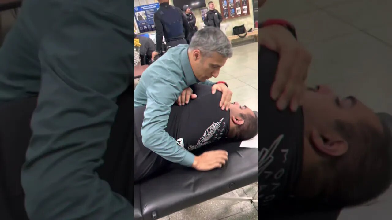 NYPD CHIROPRACTIC ADJUSTMENT~"MY LEGS FEEL WIDER!"😩💥😱