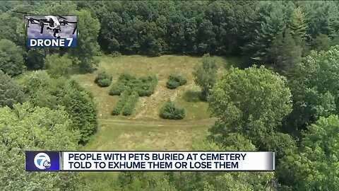 Thousands told they need to exhume pet remains from Genoa Township cemetery or lose claim to them