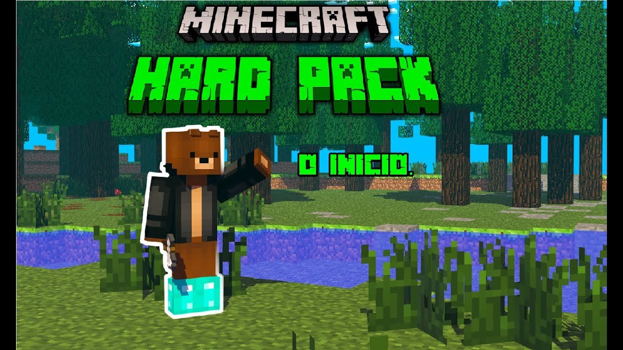 O INICIO DE TUDO!! Minecraft Hardpack