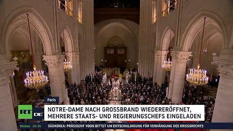 Paris: Trump und Selenskij treffen bei Notre-Dame-Wiedereröffnung aufeinander