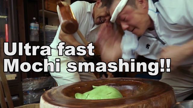 Ultra Fast Pounding Gives Mochi A Perfect Texture