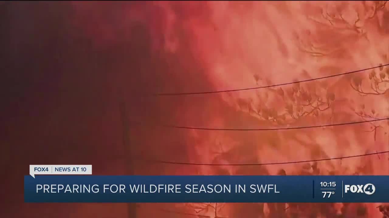 Wildfire season here in Southwest Florida