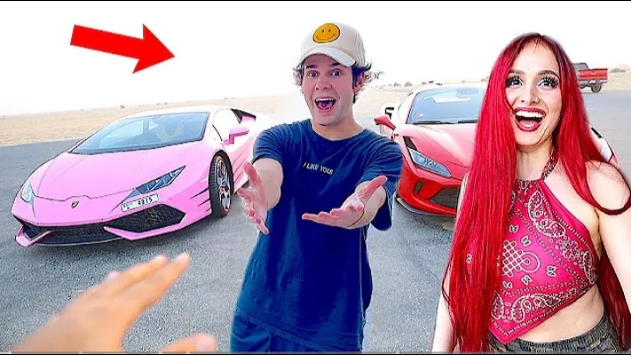 DAVID DOBRIK LAMBORGHINI SURPRISE IN DUBAI