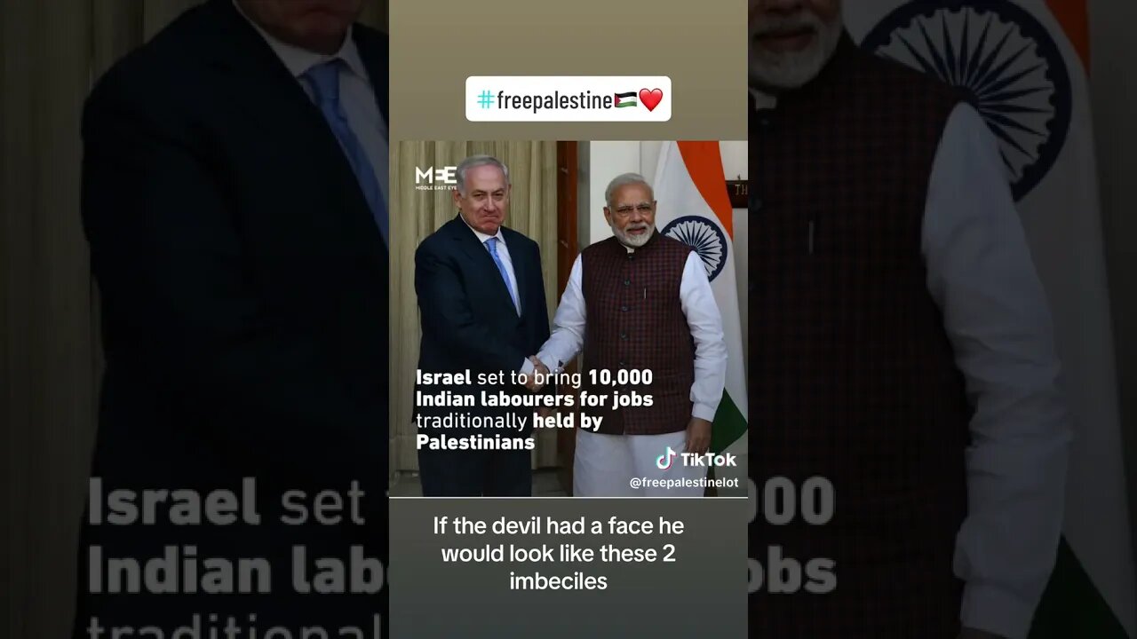 Why Is #netanyahu bringing in 10,000 laborers from #India