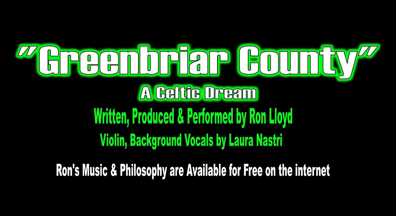 Ron Lloyd - "Greenbriar County" (A Celtic Dream)