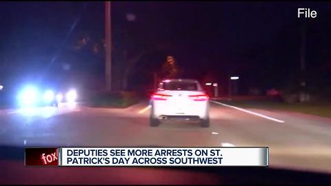 Deputies see increased arrests on St. Patrick's Day Across Southwest