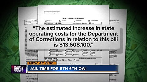 Proposal calls for mandatory jail time for 5th, 6th OWI offenders