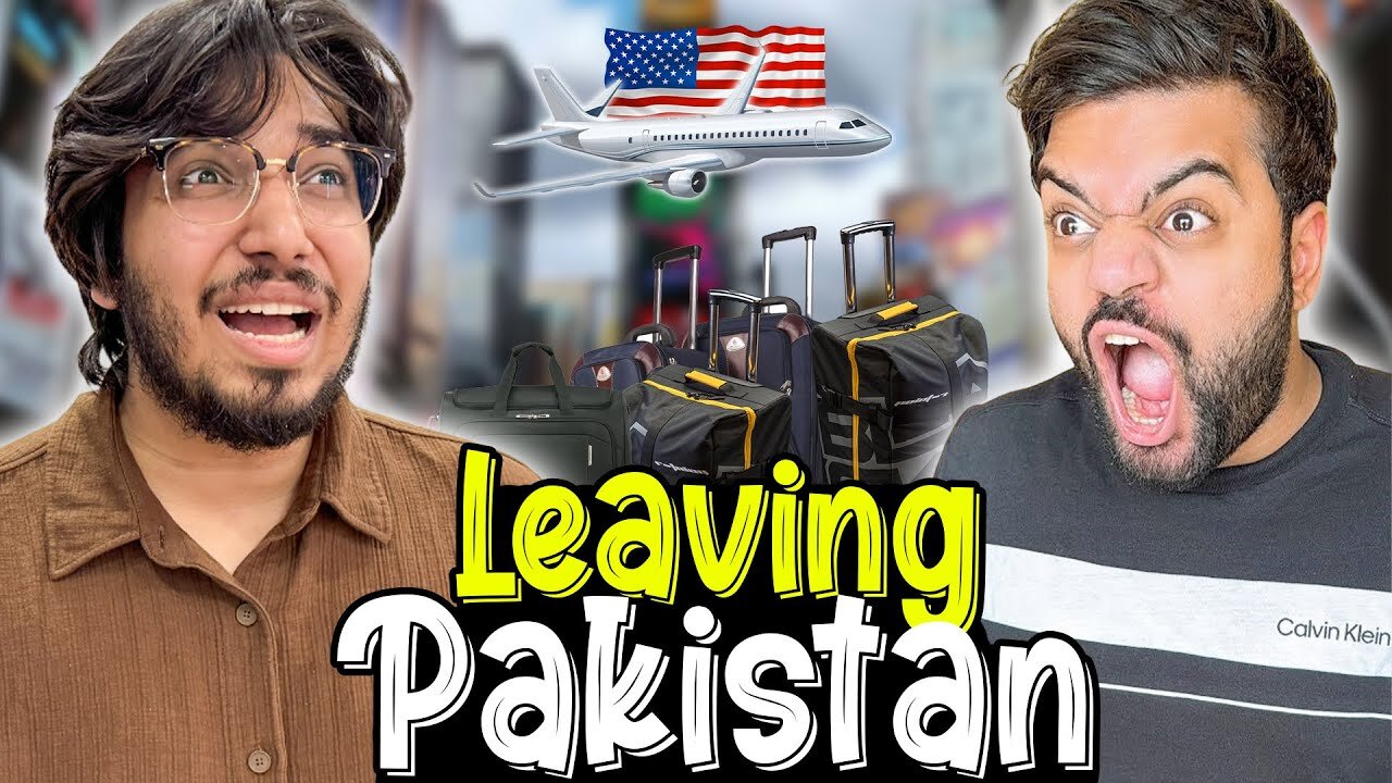 Ducky Se Naraz Ho Kar America Ja Raha 💔 | Leaving Pakistan 😭