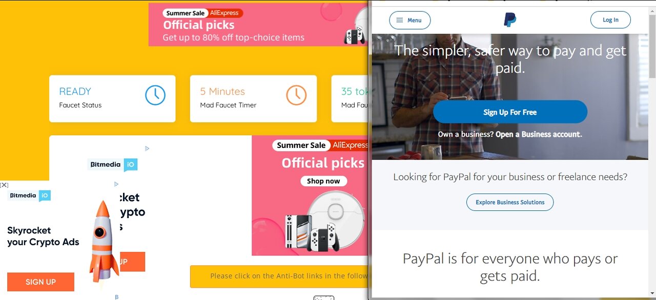 How To Earn Free USD TOKENS Cryptocurrency At BTC Bunch Every 5 Min Withdraw Via PayPal