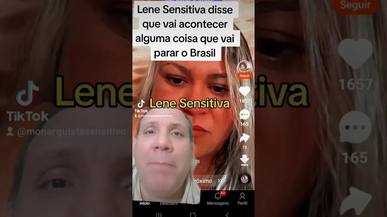 Lene Sensitiva disse que vai acontecer algo que vai parar o Brasil