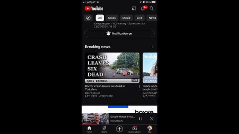 UK news topics : car crush