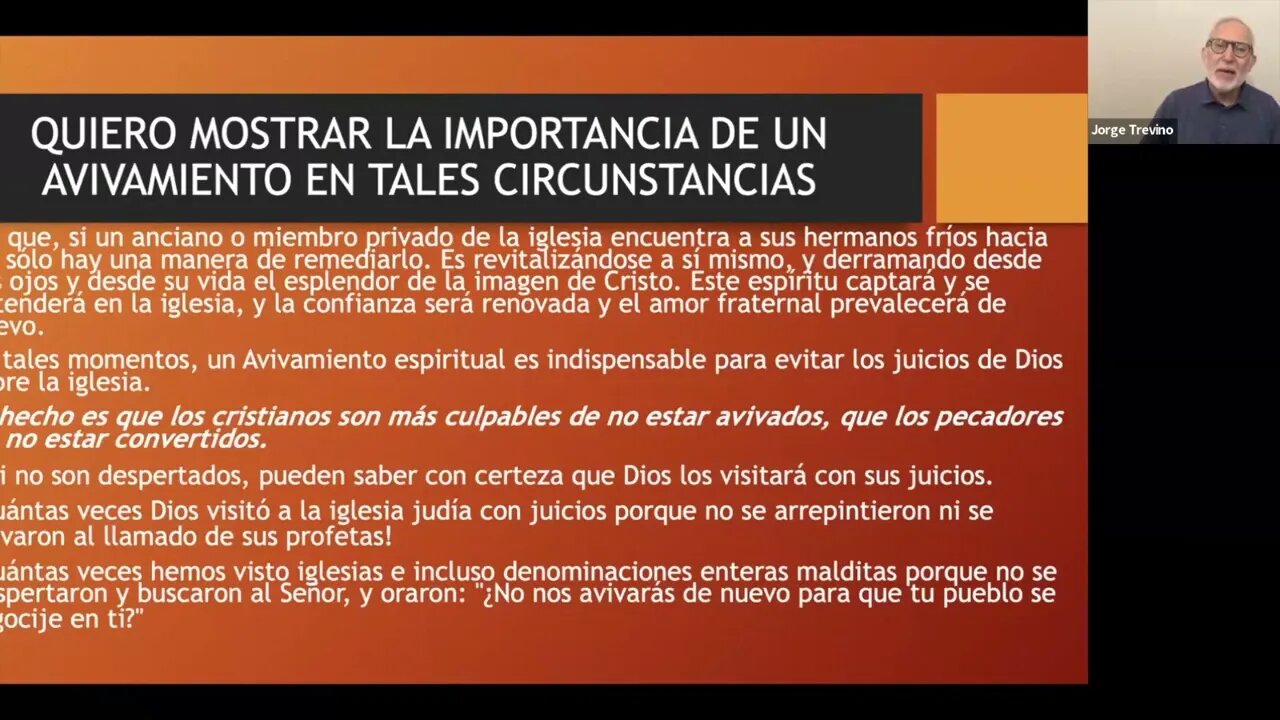 Lección 2, Parte 2 La Importancia de un Avivamiento