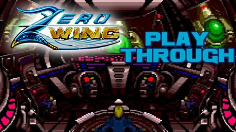 Zero Wing (Secret Menu) - Sega Genesis Playthrough 😎Benjamillion