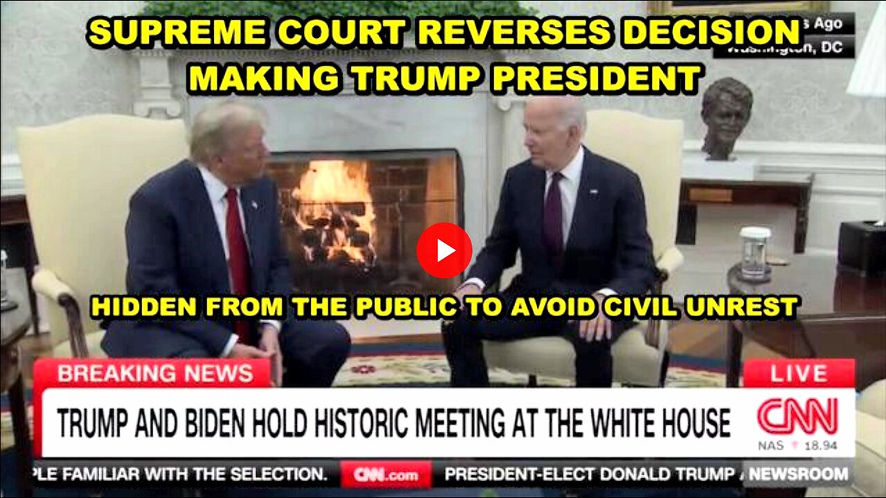 SUPREME COURT REVERSES BRUNSON CASE MAKING TRUMP THE PRESIDENT - MILITARY HIDING THIS FROM PUBLIC