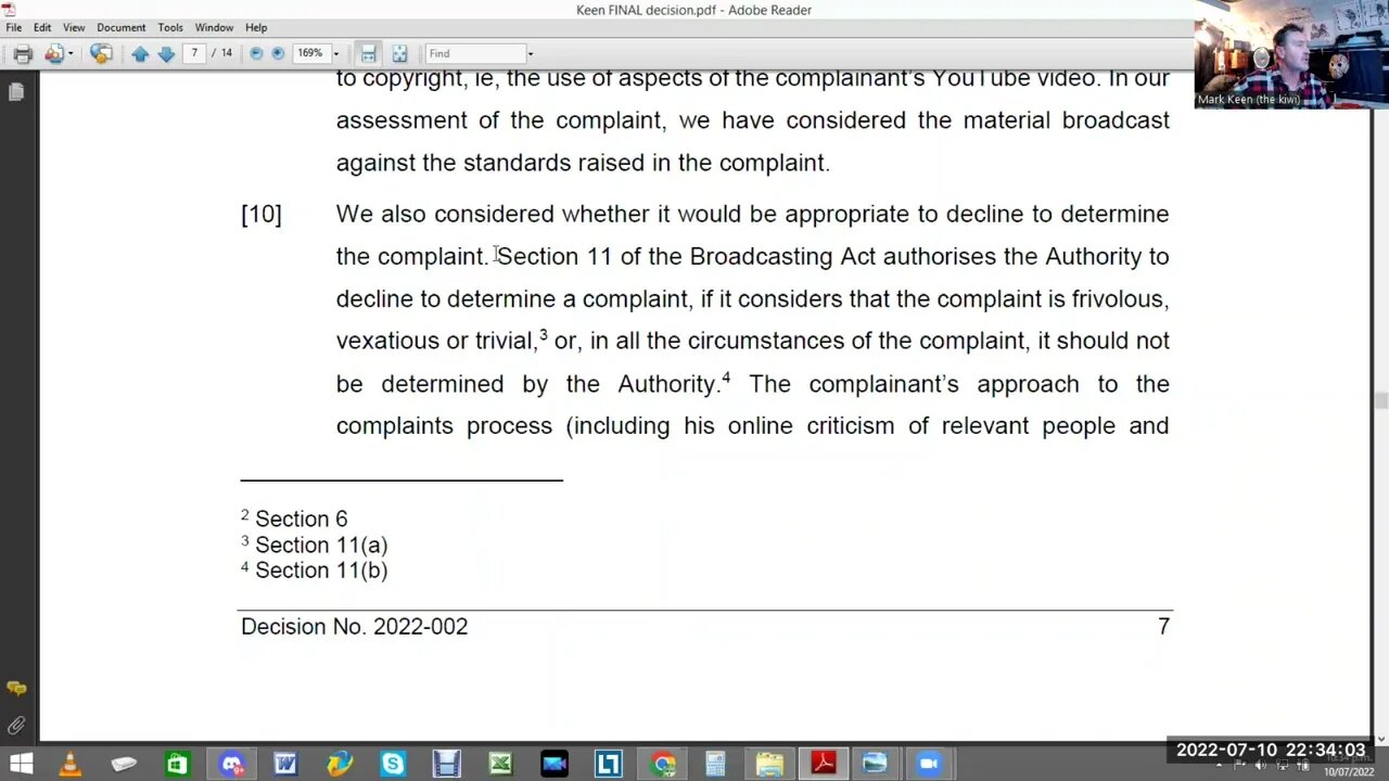 IJWT - An Unfair Go - BSA Final Decision 2022-002 - 6 July 2022 - KEEN v TVNZ - Part 2 of 2