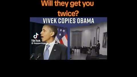 Vivek Sounds Like Obama