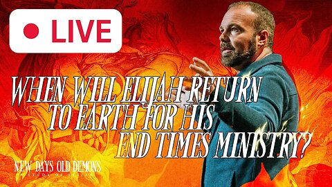 Will Elijah supernaturally return in the end times?