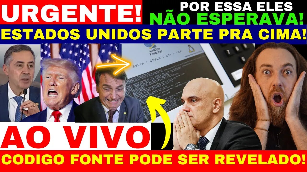 URGENTE AGORA NOS ESTADOS UNIDOS FOI DIVULGADO SOBRE EL3!ÇÕES BRASILEIRAS CHEGOU A HORA SENADORES