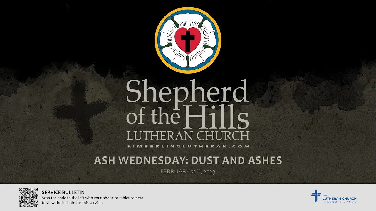 2023-02-22: ASH WEDNESDAY-DUST AND ASHES