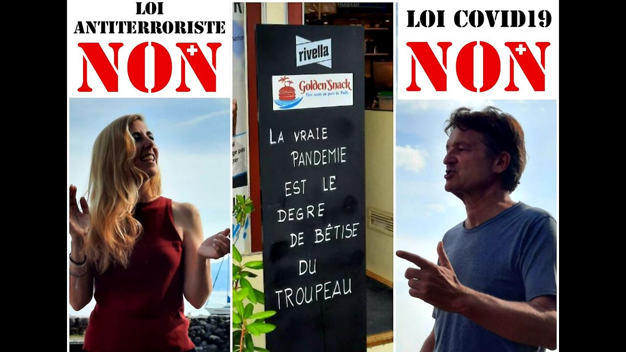 Richard Boutry & Chloé F. à PULLY 12.06.21 🇨🇭J-1 avant la dictature.