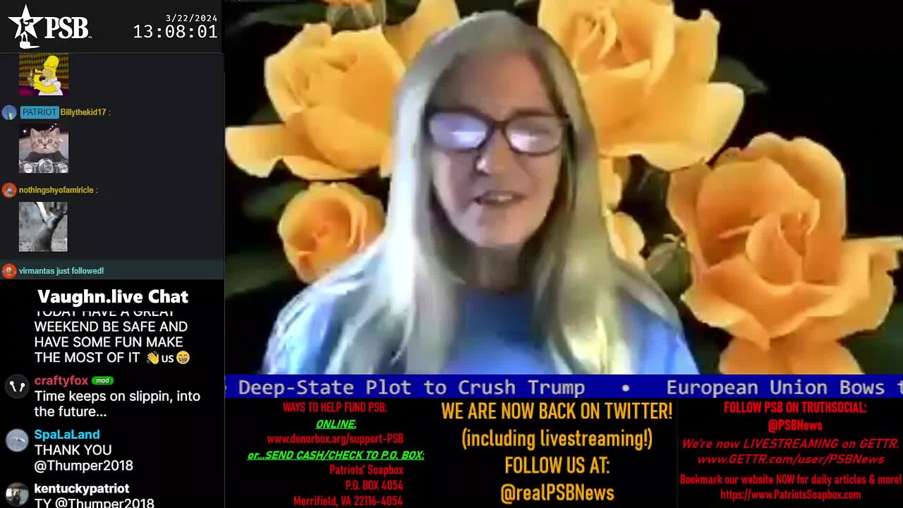 2024-03-22 13:00 EDT - Frame of Freedom: with BabyRock & 2020Liberty