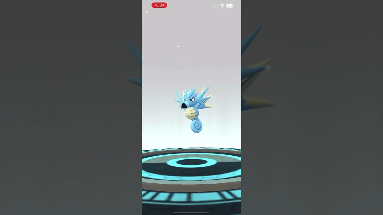 Pokémon Go - Horsea evolution (Seadra)