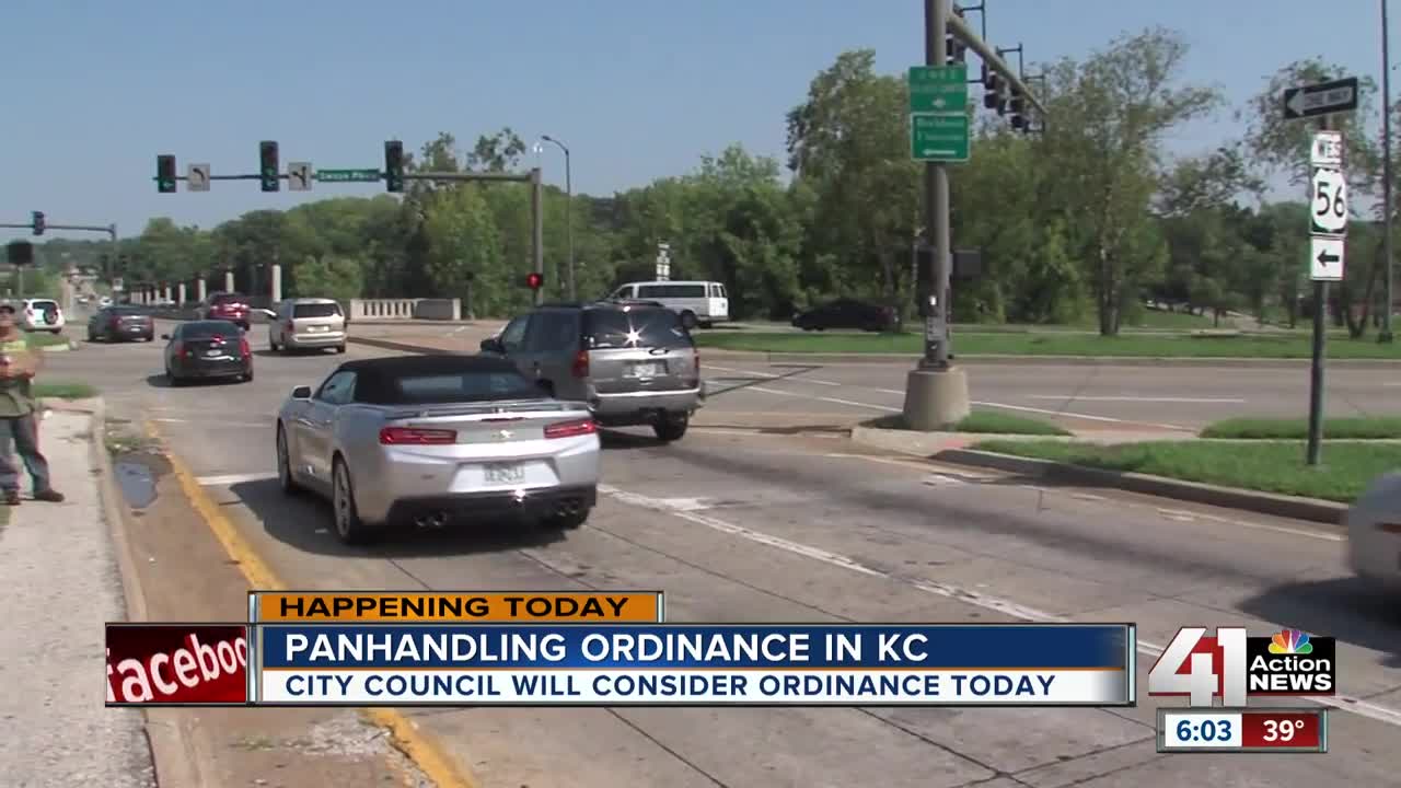 Proposal that could limit panhandling back up for discussion