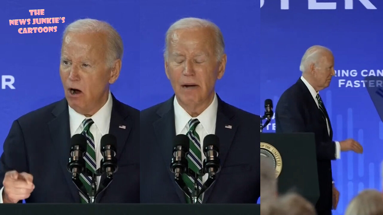 That's what Biden gonna do for the rest of his "presidency": curing cancer, telling his "true" stories, and yelling at his audience.